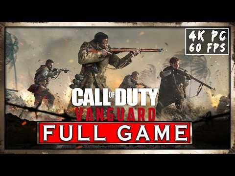 Call of Duty: Vanguard FULL GAME Walkthrough Gameplay - No Commentary (CODV) [4K PC]