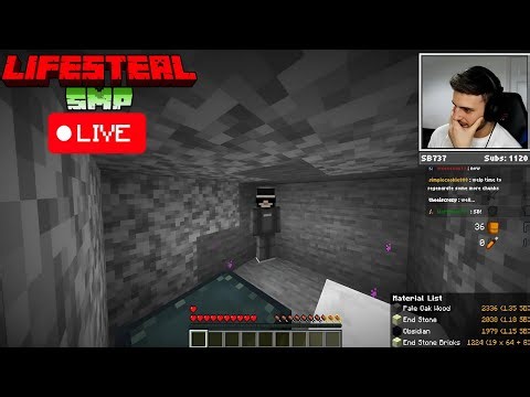 SB737 Speedrun Entering The End on Lifesteal SMP Season 7…😱