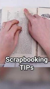 Simple quick scrapbooking tips🤯 mind-blowing technique #maremismallart #junkjournal #mixmedia #craft