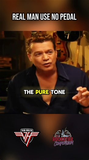 Eddie Van Halen secret to the purity and beauty of guitar tone #classicrock #vanhalen #eddievanhalen