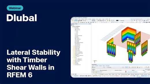 【双语网课】使用RFEM6分析木框架剪力墙的侧向稳定性