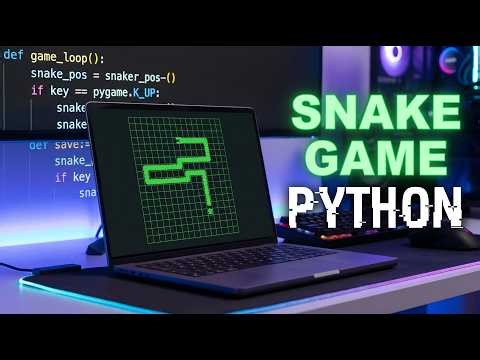 Python Snake Game Tutorial for Beginners | Code with Mafia(part-1)
