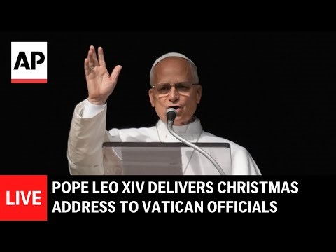 LIVE: Pope Leo XIV delivers annual Christmas address to Vatican officials