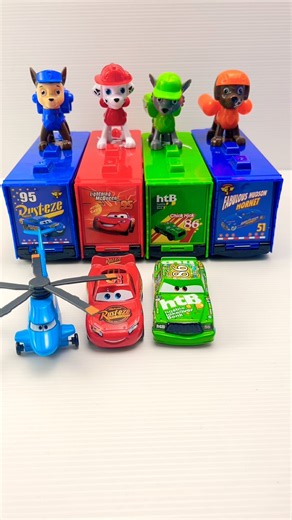 Very Satisfying & Review, Yes No Cars, Lightning McQueen Truck, Helicopter, Disney Pixar Cars Toys