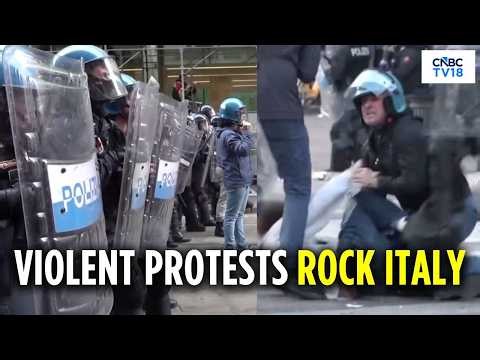 WATCH | Milan UNREST: Violent Protests As Police Clash With Demonstrators In Italy | N18G
