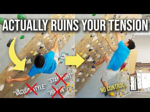 Why Do Climbers that "Stay Tight" Have Poor Body Tension? － Coaching w/ Dan #4