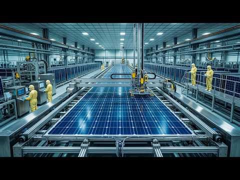 Inside the Solar Panel Factory – (Full Process) How Million-Dollar Energy Systems Are Made