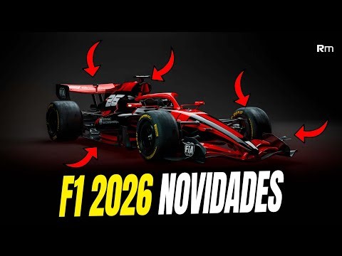 F1 2026 NOVIDADES EM 9 MINUTOS #f1 #f12026 #formula1