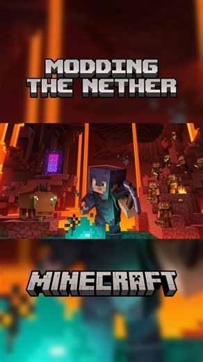 4YAY on Instagram: "Nether history lesson 🛠️ #Minecraft #MinecraftMods #Nether #Modding"