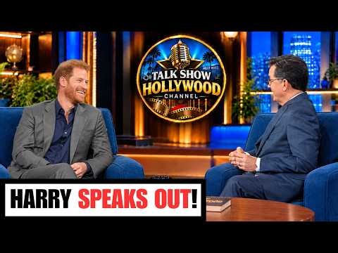 Prince Harry Talks Spare with Stephen Colbert