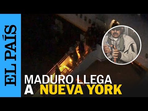 NICOLÁS MADURO aterriza en NUEVA YORK tras ser detenido | EL PAÍS