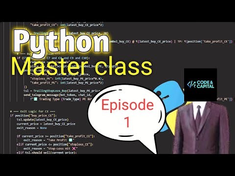 Python Masterclass Episode 1 | Complete Roadmap for Trading, Automation & AI | Code & Capital