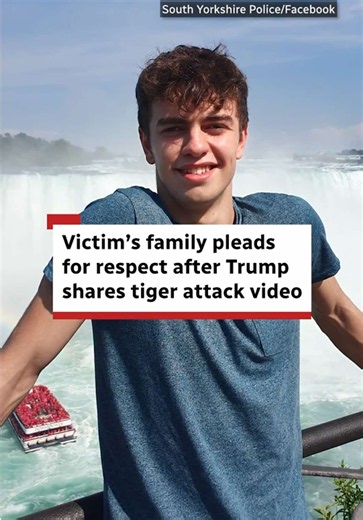 The family of William Chapman, the 23-year-old killed after entering a tiger enclosure at a U.K. wildlife park on Oct. 10, is calling for people to stop sharing the video leading up to the fatal attack. Chapman’s family’s plea comes after U.S. President Donald Trump republished part of the video showing the tiger attack, along with two other clips, including an AI-generated video of Trump wrestling with the tiger. #Tiger #Yorkshire #WilliamChapman #Explainer #CBCNews