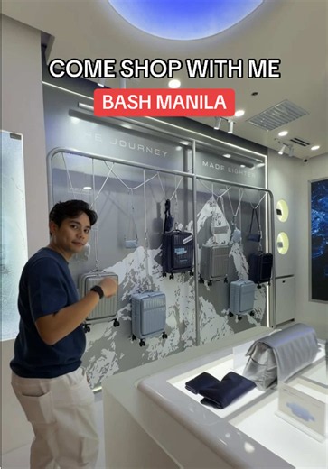 BASH* just opened their newest concept store! Let’s check it out @BASH Manila 📍L1 Palm Drive Glorietta 2, Ayala Center, Makati City 📆 Oct 16 - Dec 31 only #fyp #luggage #bashmanila #shopwithme