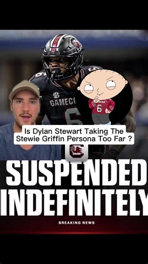 Dylan Stewart has been suspended by South Carolina after actions in game vs South Carolina #dylanstewart #southcarolinafootball #secfootball #shanebeamer