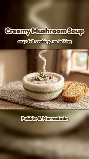 Creamy mushroom soup recipe 🍄🥣