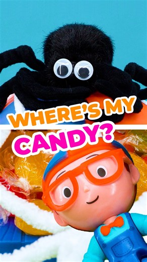 A Spooky Spider Took ALL of Blippi's Candy! 🕸️🍬 Blippi Halloween