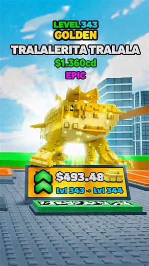 I Found GOLDEN TRALALERO TRALALA in Swing Obby Roblox! 🌟😱