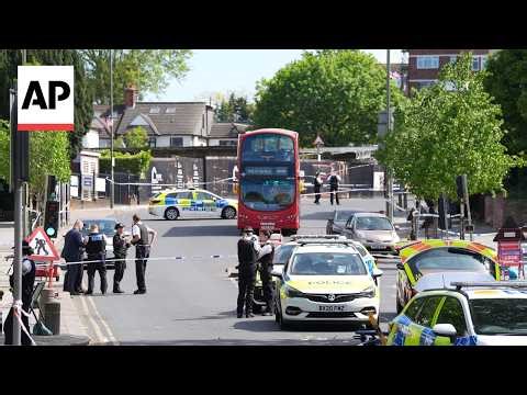 Bodycam video shows London police arresting man accused of stabbing two Jewish men