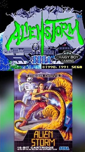 Alien Storm (SEGA Mega Drive, Genesis) - ’90s Arcade Game Hit #sega #alienstorm #retrogaming #gaming