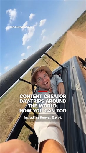 Solo traveler Kevin Droniak voyages to international destinations, such as Kenya, Brazil and Italy ... but just for one day. Droniak shares tips for people looking to include travel in their 2026 New Year's resolutions. | CNN