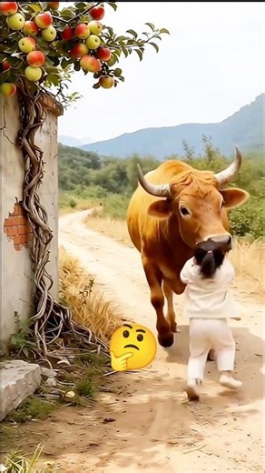 This Cow Thinks the Little Girl Is Her Baby 😭❤️ this cow thinks the little girl is her baby 😭❤️