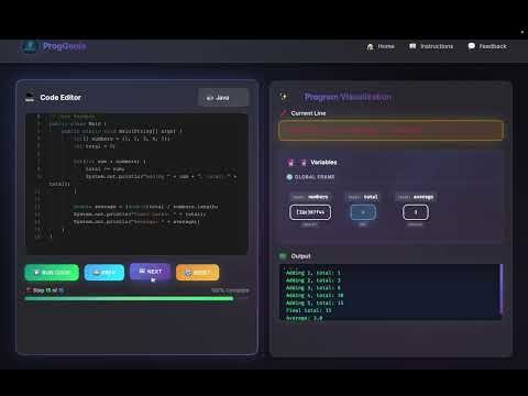 Advanced Multi-Language Code Visualizer | Python C C++ Java Debug Tool | Final Year Project 2025
