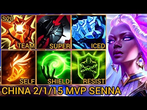 Senna MVP S Rating Support 2/1/15 - China Wild Rift New Meta Build & Runes By Tiarty