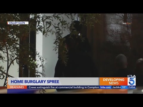 2 more San Fernando Valley homes hit by burglars, police say 