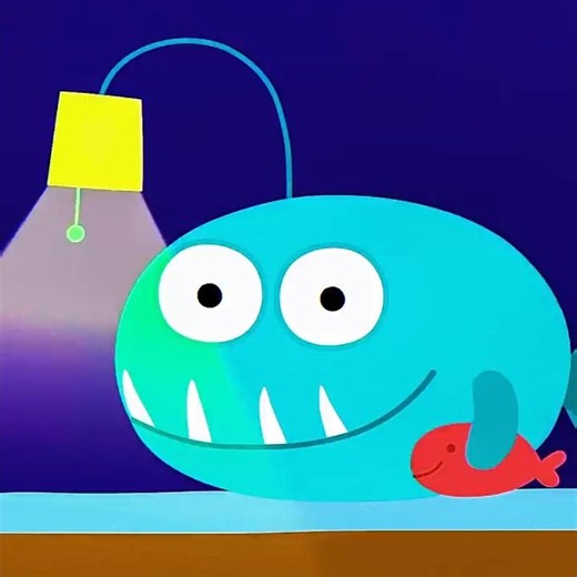 This Fish Saw Monsters Every Time #animation #shorts #funny