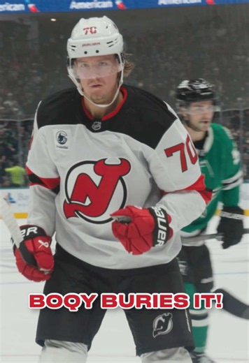 Pick a corner, any corner. #njdevils #jesperboqvist #boqy #devilsvsstars #hockey