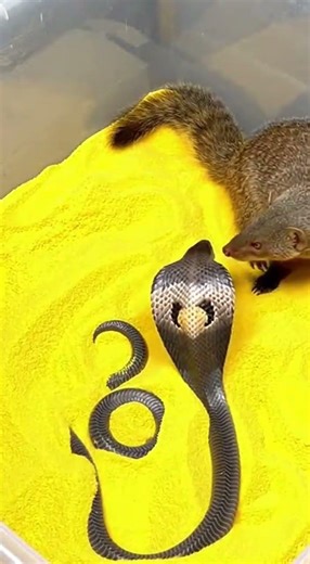 Mongoose vs Snake Epic Wildlife Battle. Fearless Mongoose Attacks Deadly Snake