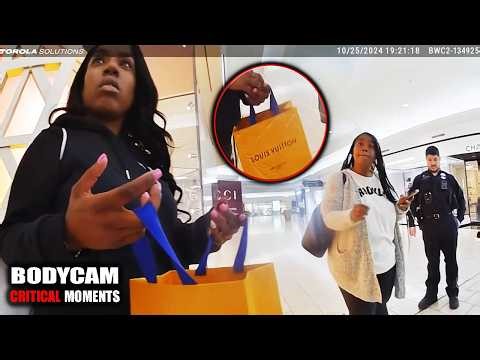 Shoplifters Claim Innocence Until Police Find Hiden Items in Purse | Bodycam Analysis