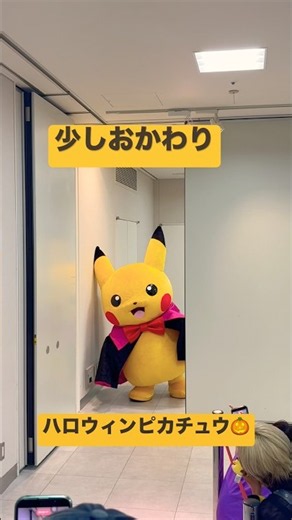 ハロウィンピカチュウが帰っていったとおもったら、、(グリーティング)