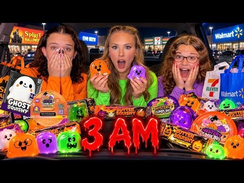 SQUISHY HUNTING AT 3 AM 🫣👻 *NEVER AGAIN* #trending #squishy #viral #satisfying #shopping #challenge