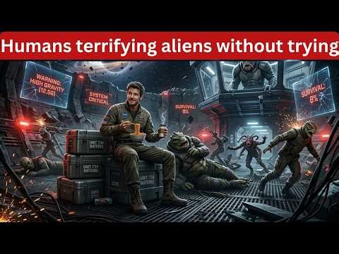 Humans terrifying aliens without trying