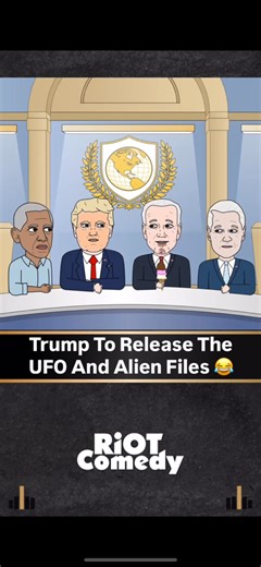 Trump To Release The UFO And Alien Files 😂 | Riot Comedy
