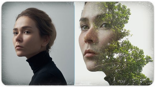 Learn the easy double exposure effect in Photoshop