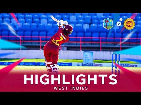 Taylor & Glasgow Fightback! Highlights | West Indies Women v Sri Lanka | 1st CG United ODI