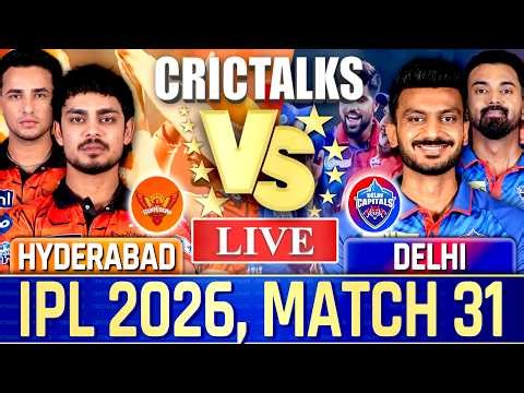 🔴 Live: SRH vs DC, Live Commentary | IPL 2026 | Cricket Live Match Score , 1st Innings