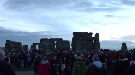 Winter solstice marked by magical sunrise celebrations at Stonehenge