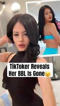 TikToker Reveals Her BBL Is Gone 😮 #shorts #WendyOrtiz #SkinnyBBL