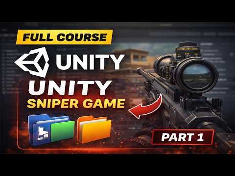 Sniper FPS AI Game in Unity Full Course (Part 1) | Creating Project Importing Assets