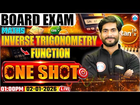 Class 12 Maths Chapter 2 Inverse Trigonometric Functions One Shot | प्रतिलोम त्रिकोणमितीय फलन