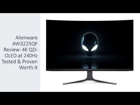 Alienware AW3225QF Review: 4K QD-OLED at 240Hz Tested & Proven Worth It