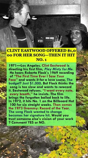 CLINT EASTWOOD OFFERED $1,000 FOR HER SONG—THEN IT HIT NO. 1