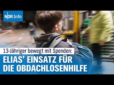 Hilfe für Obdachlose im Winter: Wie ein 13-Jähriger Wärme schenkt | NDR Info