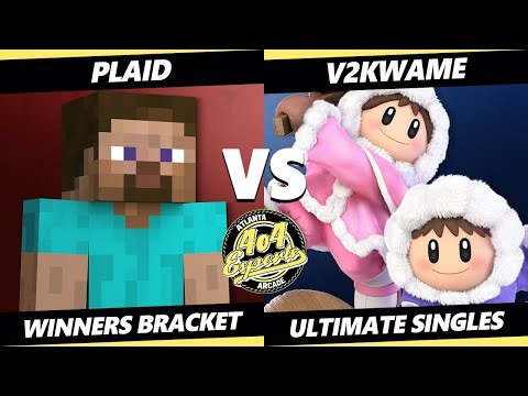 4o4 Weekly 80 - Plaid (Steve) Vs. V2Kwame (Ice Climbers) Smash Ultimate - SSBU