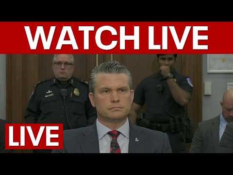 LIVE | Hegseth, Gen. Caine testify before House Defense Budget Hearing