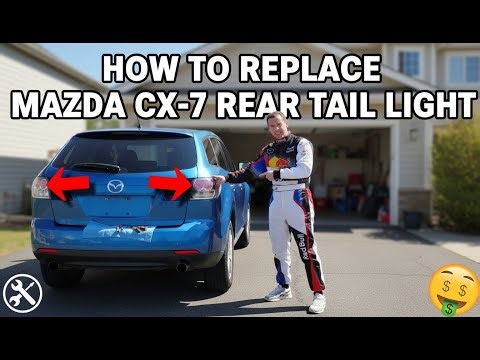 How to Replace Rear Tail Light on Mazda CX-7 CX7 2007 2008 2009 2010 2011 2012